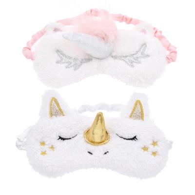 China High Quality Shade Cover Plush Eye Mask Sleeping Cartoon Cotton Blindfold Visor Suitable For Travel Home for sale