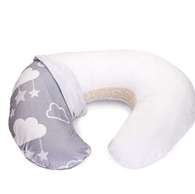 China Anti-Apnea Pillow Nursing Lullaby Breastfeeding Support Pillow Maternity Twin Cover, Blue Classic Elephants for sale