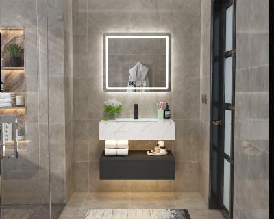 China Modern Modern Smart Home Shelf Bathroom Mirror Marble Cabinet for sale