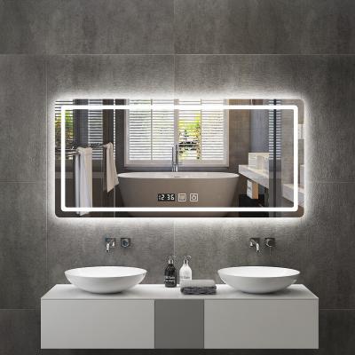 China MOQ: 1PC Light Weight Frameless Appearance Wall Frameless Mirror Wall Modern Hot Led Bathroom Furniture Home Furniture Smart Mirror for sale