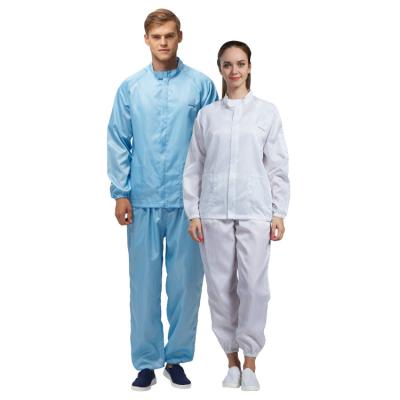 China Reusable Work Food Industry Suit Safety Cleanroom Esd Antistatic Clothing for sale