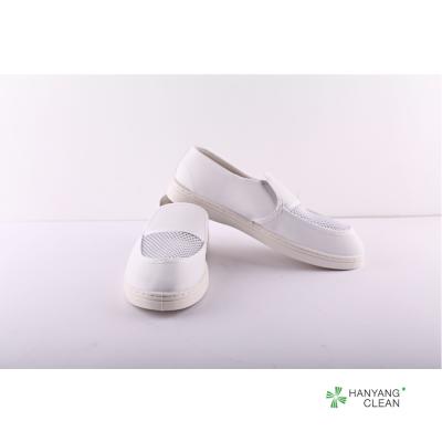 China El PVC blanco esd de cuero enreda los zapatos antiestáticos del recinto limpio de los zapatos de seguridad de los zapatos para la protección del trabajo en venta