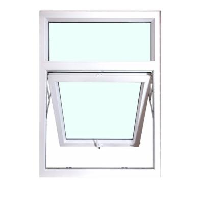 China Magnetic Screen Double Glassed PVC Awning Window for sale