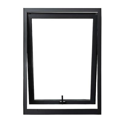 China Swing Black Aluminum Glass Intimidating Casement Window for sale