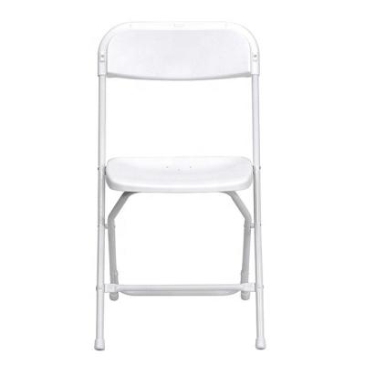 China Modern High Quality Stackable Event Commercial Use Plastic Wedding Party Folded Chair for sale