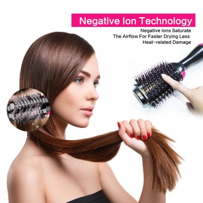 China Professional Car Hair Dryer in 1 Anti-scald Ceramic Coating Negative Ion Technology Hair Straightener for sale