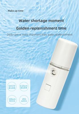 China Daily Sprayer Mini Mist Portable Moisturizing Facial Spray Moisturizer Beauty Instrument Face Humidifier Cooling Water for sale