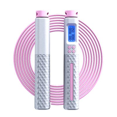 China New Style High Quality Plastic Wireless Electronic Smart Digital Skipping Jump Rope Fitness Counter for sale