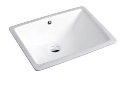 Cina Modern Tarpul 226A Rectangle No Hole Ceramic Faucet Under Counter Basin Undermount Bathroom Sink in vendita