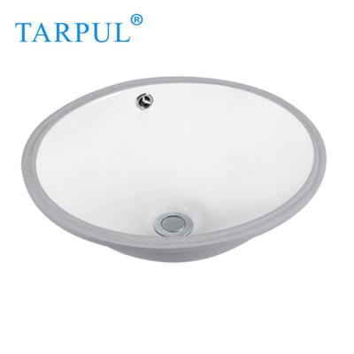 China China Good Price Modern Ceramic European Style American Standard Oval Under Counter Bathroom Sink Basin for sale