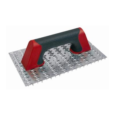 China SQUARE Concrete Render Scratching Float Sharp Float Render Trowel Scraper Nailed Float Tools for sale