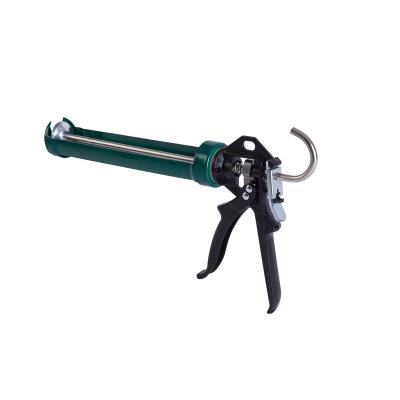 China 12:1 Manual Stem 1500N 13inch 29oz Smooth Aluminum Handle Steel Dripless Or Trigger Heavy Duty Caulking Gun for sale