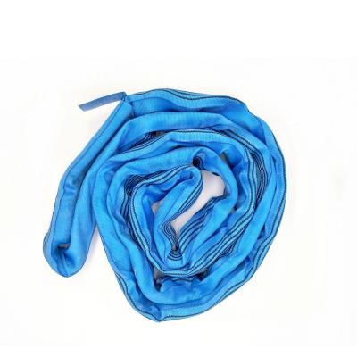 China High Quality Blue 8T Polyester Endless Lifting Sling EN1492-2 Round Round for sale