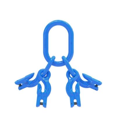 China Lifting Grade 100 G100 Forged Chain Connecting Link Assembly With Grab Hook for sale