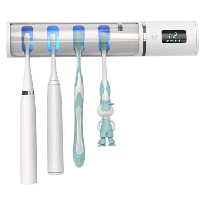 China UV Disinfection + Dryer Multi-Function 4 in 1 LED Display UV-C Toothbrush UV-C Toothbrush 5000mAh UV Holder for sale