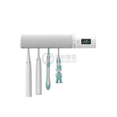 China UV Disinfection+Drying Bathroom Toothbrush Sterilizerdisinfection Toothbrush Sterilizer LED Display Wall Mounted Toothbrush Sterilizer for sale