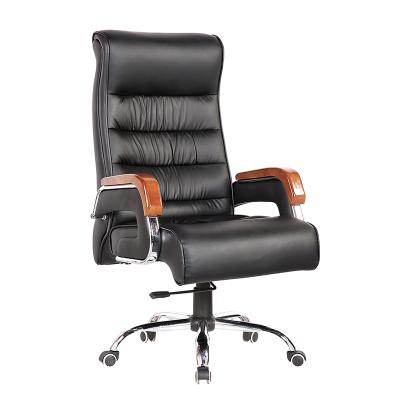 China (Size) Modern Adjustable Comfortable Extended Leather Back Executive High Boss Chair for sale