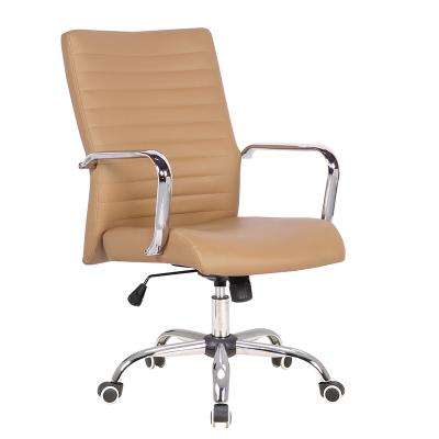 China Wholesale Adjustable (Height) Ergonomic Task Computer Desk Chair / Comfortable Leather Silla de oficina for sale