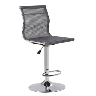 China Modern Hot Sale Modern Swivel Short Back Metal Mesh Adjustable Bar Stool for sale