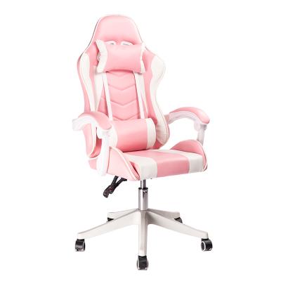 China Sedia New Modern Wholesale Modern Leather Adjustable Swivel (Height) Gaming Computer Gaming Ergonomic Pink Honor Chair for sale