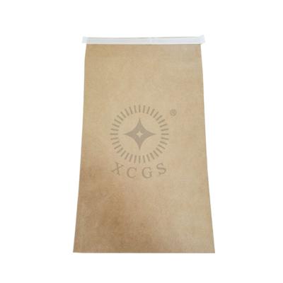 China 2021 Wholesale Custom Recyclable Kraft Paper Logo Printing Food Take Away Brown Kraft Paper Shopping Bag With Handle for sale