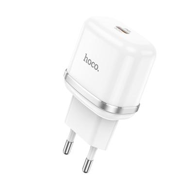 China HOCO N24 Fast Charger Single Port PD20W Fast Charging Head Suitable for Apple Android Mobile Phone Plug Charging Wholesale for sale