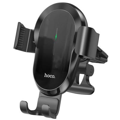 China Other HOCO CA105 Guide Gyro Linkage Car Air Vent Gravity Mobile Phone Support Wireless Charging Frame for sale