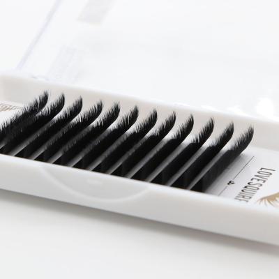 China Blooming eyelash private label 03 05 07 easy mink fan blooming eyelash extensions wholesale for sale