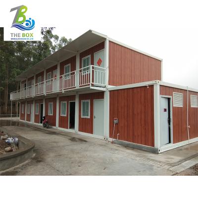 China Assembly Cart Modern Prefab House Temporary Container Workers Dormitory for sale