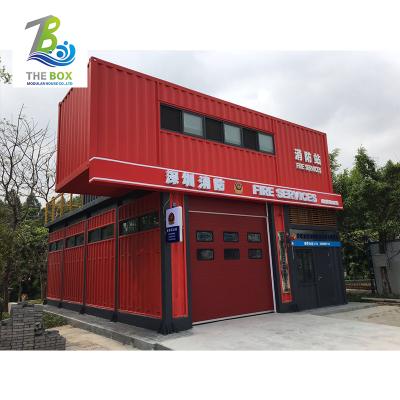 China Prefab Modern Strong Material Houses High Quality Portable Container Detachable Office Station for sale