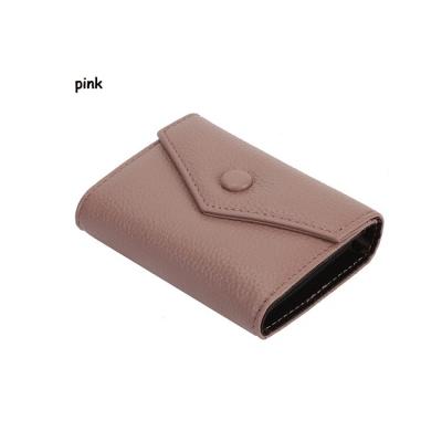 China New Fashion Cowhide Leather Credit Card Bag Single Card Walletcard Wallet First Layer Single Holder for sale