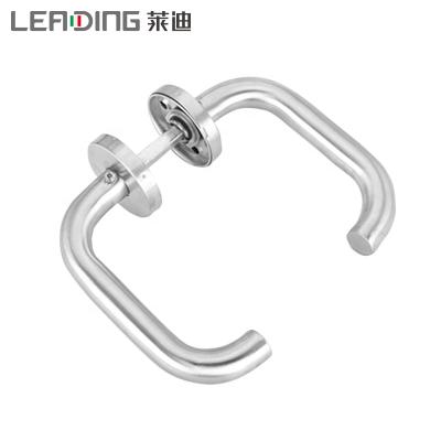 China Modern Modern Interior Door Handle Lever Stainless Steel Sideboard Fire Protection Door Pull for sale