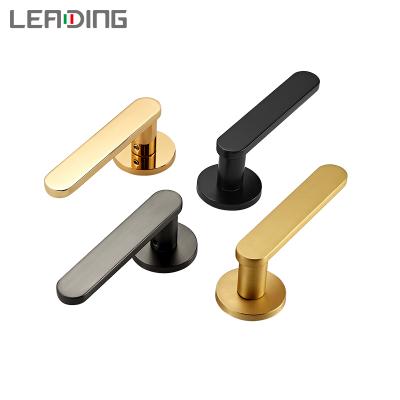 China modern interior door handle for wood door room modern hotel door pull handle zinc alloy manufacturer for sale