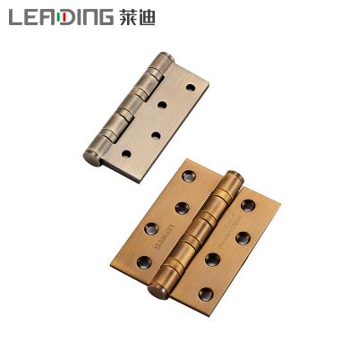 China Modern End Door Hinge 4 Inch 180 Degree Stainless Steel 4x3x3 Black Furniture Door Hinge for sale