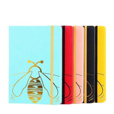 China 2023 Mental Health Hardcover Eco-Friendly Vegan Leather Lined Journal Custom Gold Foil Notebook Set for sale