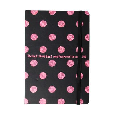 China Personalized Design Beautiful By Notebook Art Paper Accepted Hardcover Notebook Gold Stamping Aluminum Notebook for sale