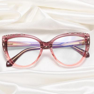 China Fashionable Eye Frame 2023 Wholesale New Fashion Best Selling Eyeglasses Plastic Classic Frame Anti Blue Light Glasses Ins Eye Glasses for sale