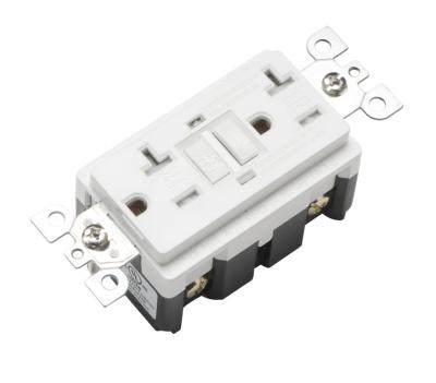 China White LUMEX 20A 125V Ground Fault Residential / General Purpose Tamper Resistant / TR GFCI Receptacle for sale