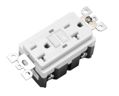 China LUMEX Residential/General Purpose 20A 125v Grounded Fault Circuit Interrupter GFCI Outlet Weather Resistant WR US Market for sale