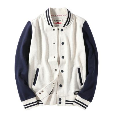 China Custom Embroidered Breathable Plain College Style Varsity Jacket Wholesale Price for sale