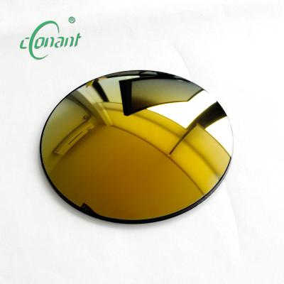 China Single Vision CR39 Mirror Tint Glass Lenses for sale