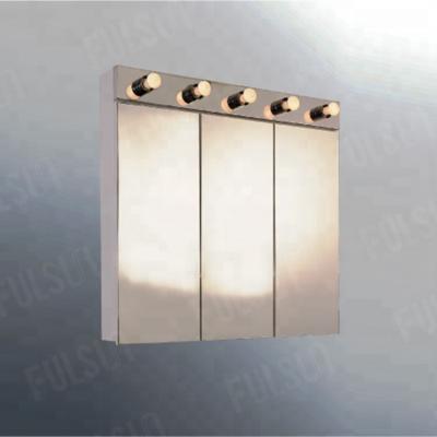 China Wholesale Modern Stainless Steel Bathroom Mirror Medicine Cabinet With Light for sale