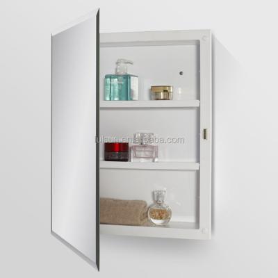 China Modern Recessed Or Wall Mounted Medicine Bathroom Mirror Cabinet With Competitive Price for sale