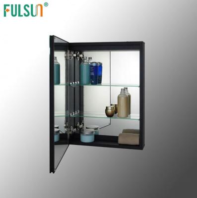 China Modern Aluminum LED Lighting Recessed Medicine Mirror Cabinet for sale