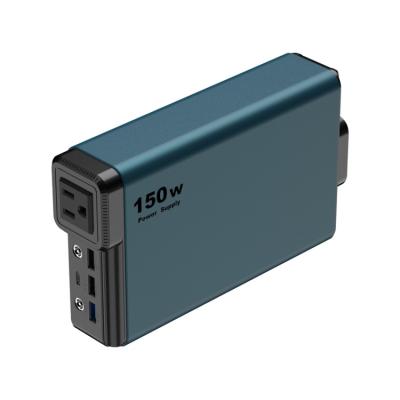 China Support Fast Charging Best Selling Power Station 150w 110v 220v Portable Outdoor Travel Power Bank for sale