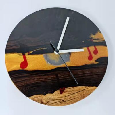 China Modern Europe Small Turquoise Clock, Handmade From A Ceramic Tile Makes An Ideal Home Warming For Mom Sister Custom EPOXY Clock for sale