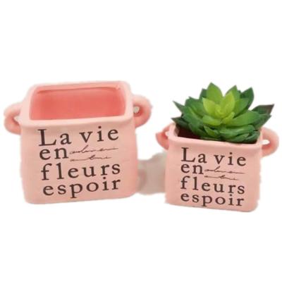 China Europe hot sale outdoor garden and home decor mini multicolor terracota flower pot for sale