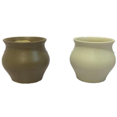 China Modern custom decorative antique style indoor ceramic glazed flower pot mini for sale