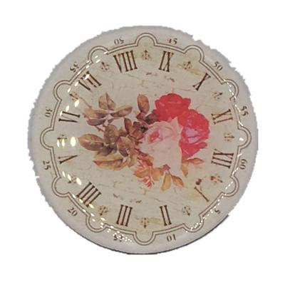 China Shape Epoxy Magnet Hot Sale Glue Fridge Sticker Magnetic Clock Shape for sale