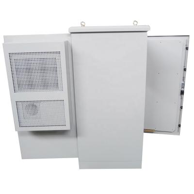 China Aluminum/Stainless Steel/Galvanized Steel Outdoor IP65 Cabinet /stainless Steel Enclosure With Fans Outdoor Telecom Cabinet for sale